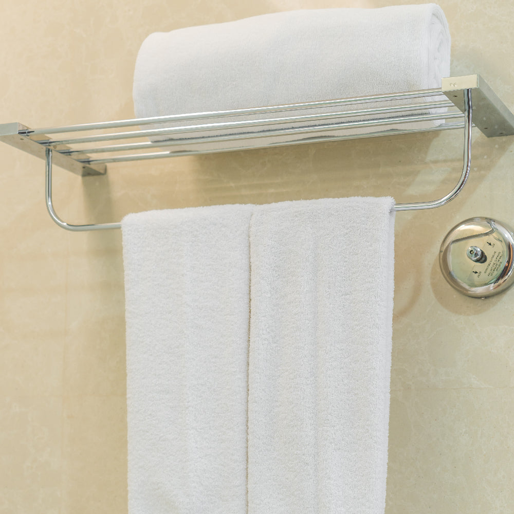White Bath Towel | Premium Cotton & Cotton Blend | 500, 600 &amp; 730 GSM