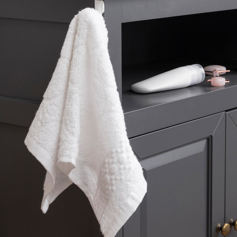 White Face Towel | Soft, Absorbent &amp; Gentle on Skin