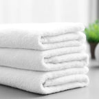 White Pool Towel 36" x 72" | 450 GSM Premium Soft &amp; Absorbent Towel