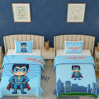 Kids Cartoon Print Reversible Dohar Soft Cotton Baby Blanket, 2-in-1 Double Sided Design, Lightweight Summer / AC Cotton Blanket for Babies, Toddlers & Kids | Breathable Blanket | 52"x73" Inches