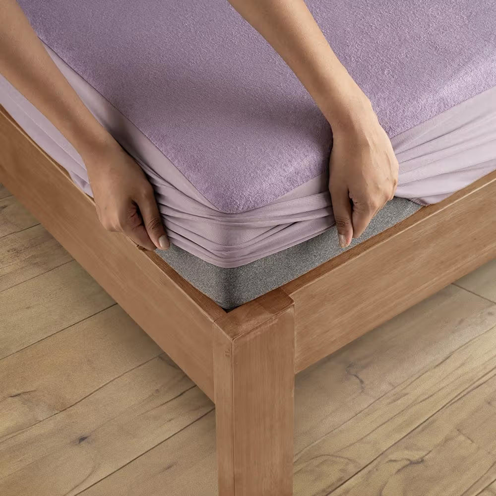 Terry Dyed Mattress Protector | Soft, Waterproof &amp; Breathable Bed Protection