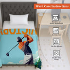 100% Cotton Printed AC Dohar Twin Size 145 x 215 cm | Soft Lightweight Summer Blanket for AC Room | Breathable All Season Cotton Quilt