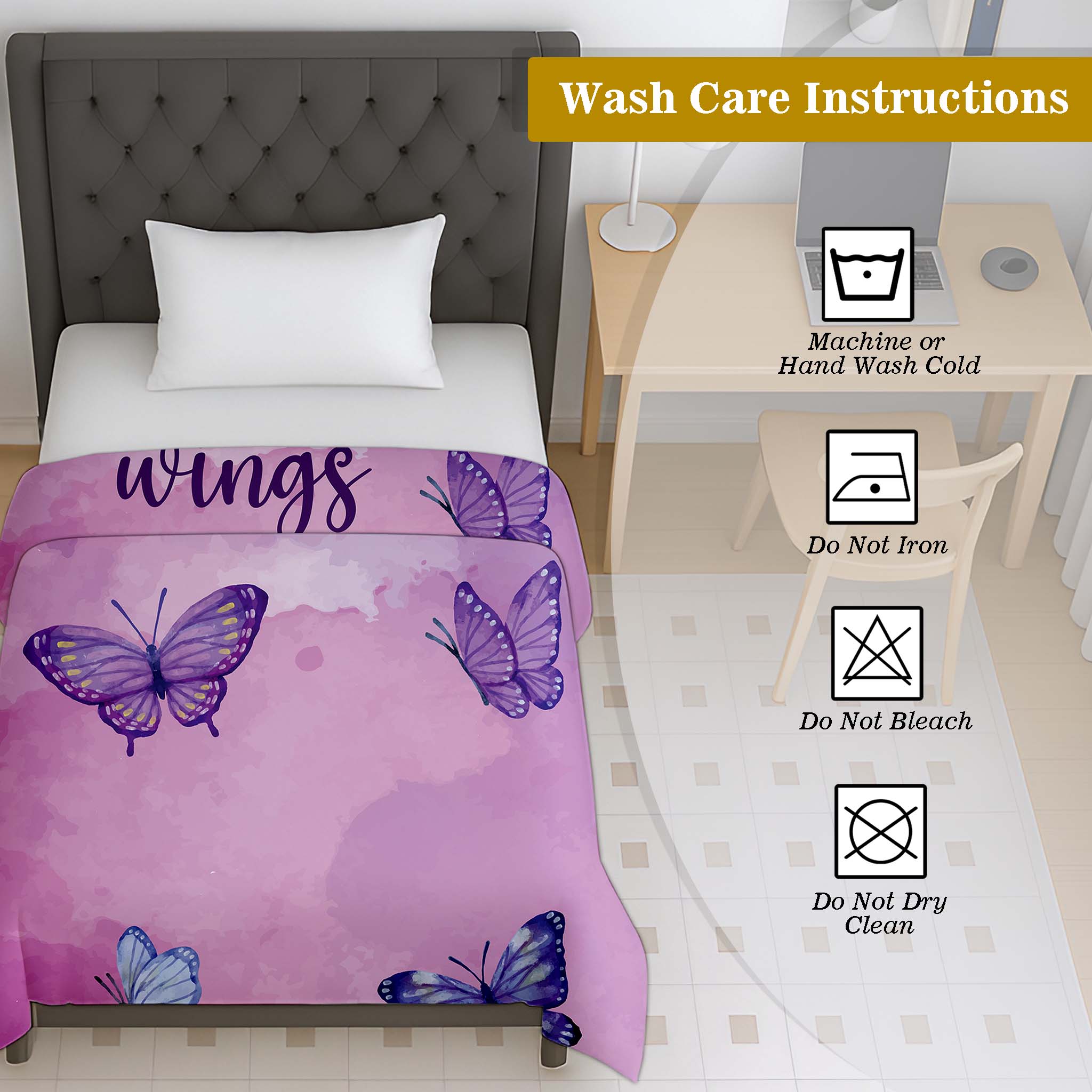 100% Cotton Printed AC Dohar Twin Size 145 x 215 cm | Soft Lightweight Summer Blanket for AC Room | Breathable All Season Cotton Quilt