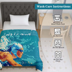 100% Cotton Printed AC Dohar Twin Size 145 x 215 cm | Soft Lightweight Summer Blanket for AC Room | Breathable All Season Cotton Quilt