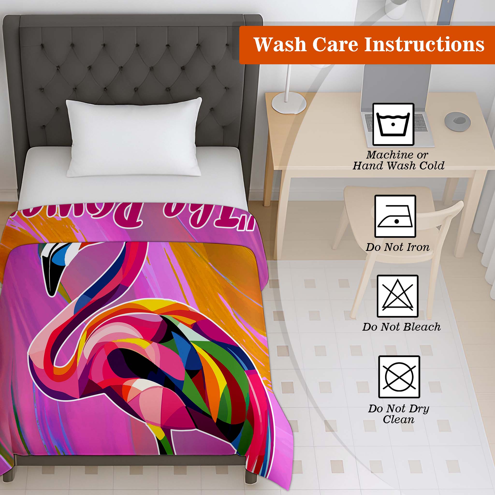 100% Cotton Printed AC Dohar Twin Size 145 x 215 cm | Soft Lightweight Summer Blanket for AC Room | Breathable All Season Cotton Quilt