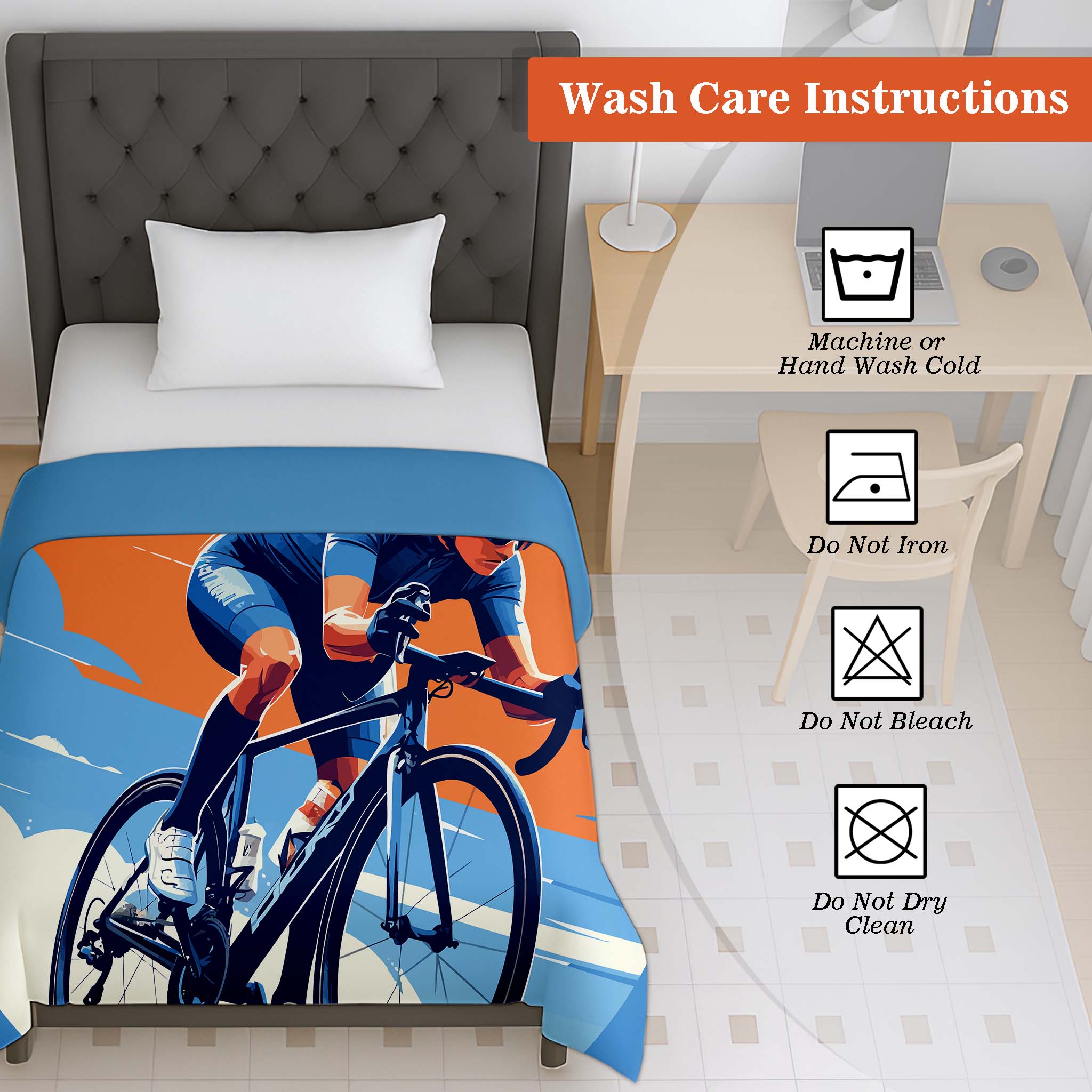 100% Cotton Printed AC Dohar Twin Size 145 x 215 cm | Soft Lightweight Summer Blanket for AC Room | Breathable All Season Cotton Quilt
