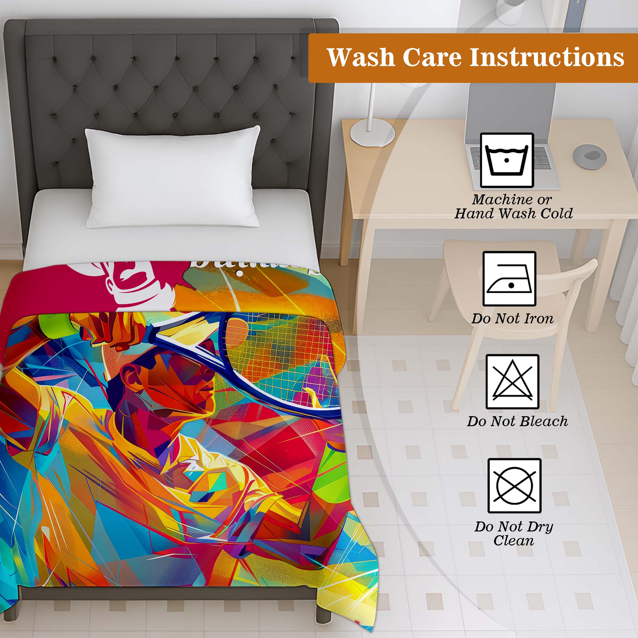 100% Cotton Printed AC Dohar Twin Size 145 x 215 cm | Soft Lightweight Summer Blanket for AC Room | Breathable All Season Cotton Quilt