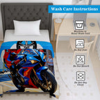 100% Cotton Printed AC Dohar Twin Size 145 x 215 cm | Soft Lightweight Summer Blanket for AC Room | Breathable All Season Cotton Quilt