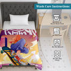 100% Cotton Printed AC Dohar Twin Size 145 x 215 cm | Soft Lightweight Summer Blanket for AC Room | Breathable All Season Cotton Quilt