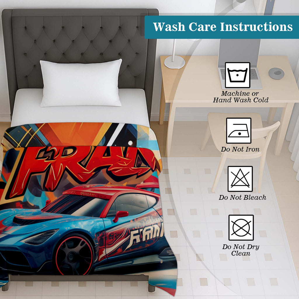 100% Cotton Printed AC Dohar Twin Size 145 x 215 cm | Soft Lightweight Summer Blanket for AC Room | Breathable All Season Cotton Quilt