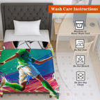 100% Cotton Printed AC Dohar Twin Size 145 x 215 cm | Soft Lightweight Summer Blanket for AC Room | Breathable All Season Cotton Quilt