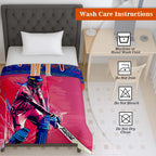 100% Cotton Printed AC Dohar Twin Size 145 x 215 cm | Soft Lightweight Summer Blanket for AC Room | Breathable All Season Cotton Quilt