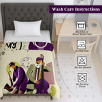100% Cotton Printed AC Dohar Twin Size 145 x 215 cm | Soft Lightweight Summer Blanket for AC Room | Breathable All Season Cotton Quilt