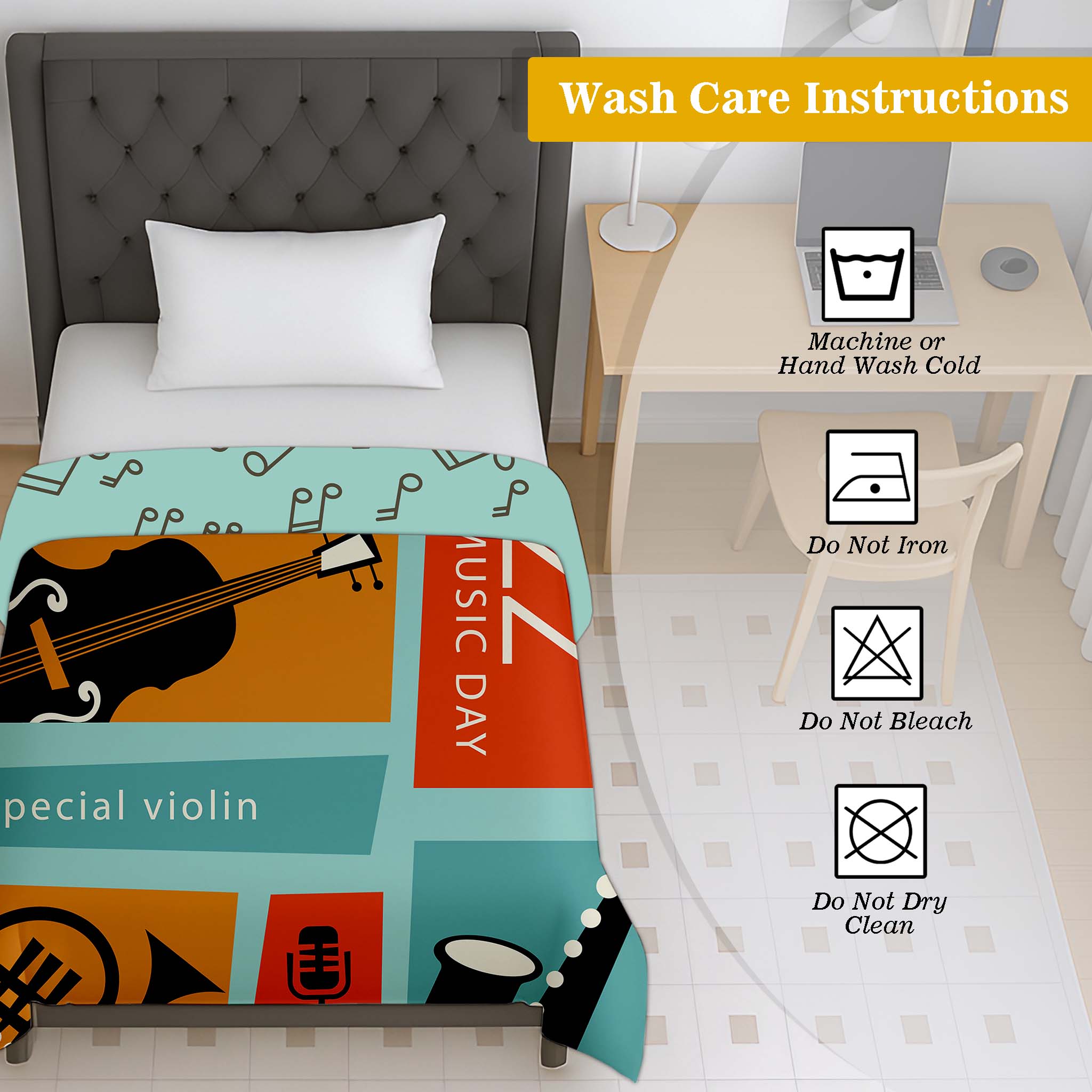 100% Cotton Printed AC Dohar Twin Size 145 x 215 cm | Soft Lightweight Summer Blanket for AC Room | Breathable All Season Cotton Quilt