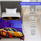 100% Cotton Printed AC Dohar Twin Size 145 x 215 cm | Soft Lightweight Summer Blanket for AC Room | Breathable All Season Cotton Quilt