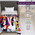 100% Cotton Printed AC Dohar Twin Size 145 x 215 cm | Soft Lightweight Summer Blanket for AC Room | Breathable All Season Cotton Quilt