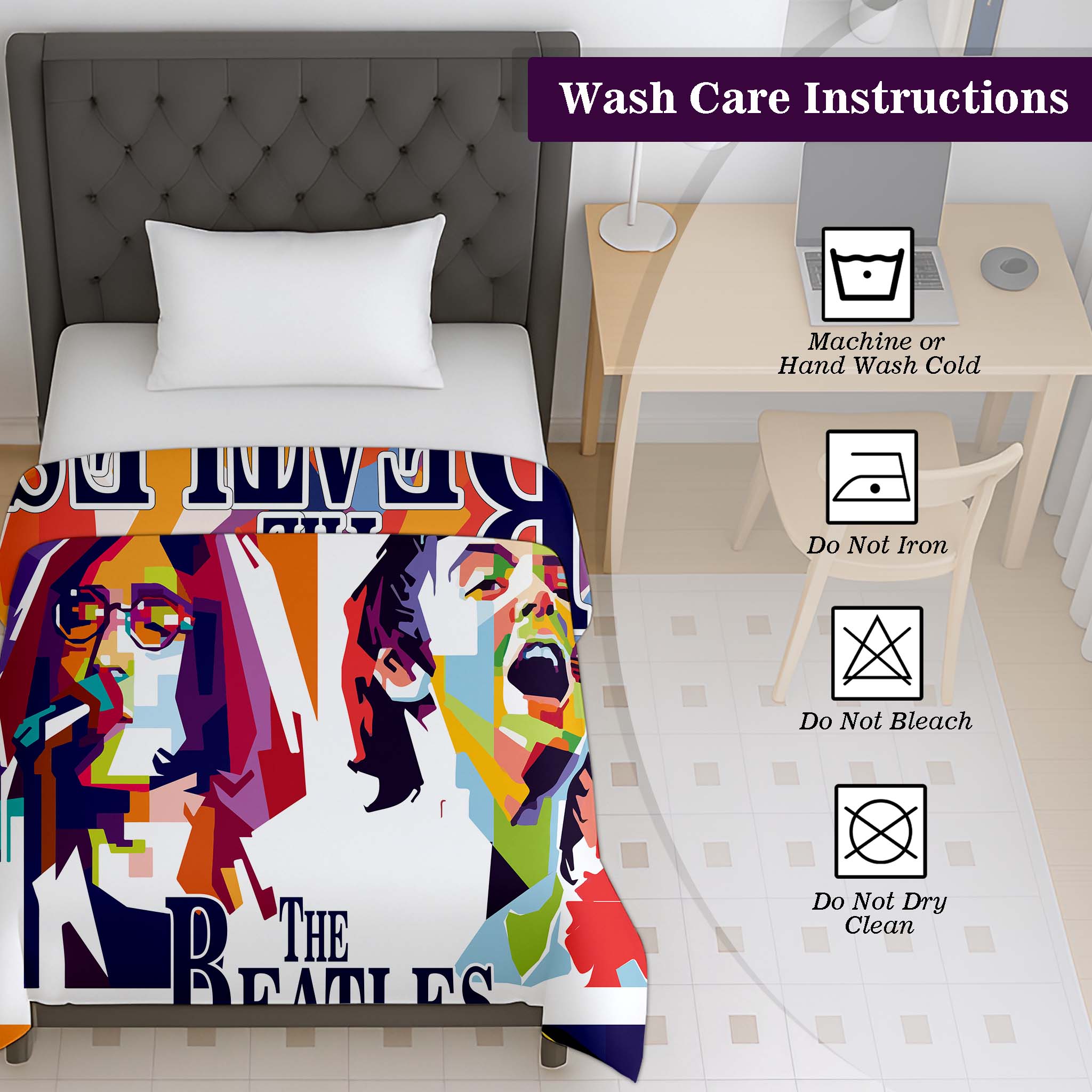 100% Cotton Printed AC Dohar Twin Size 145 x 215 cm | Soft Lightweight Summer Blanket for AC Room | Breathable All Season Cotton Quilt