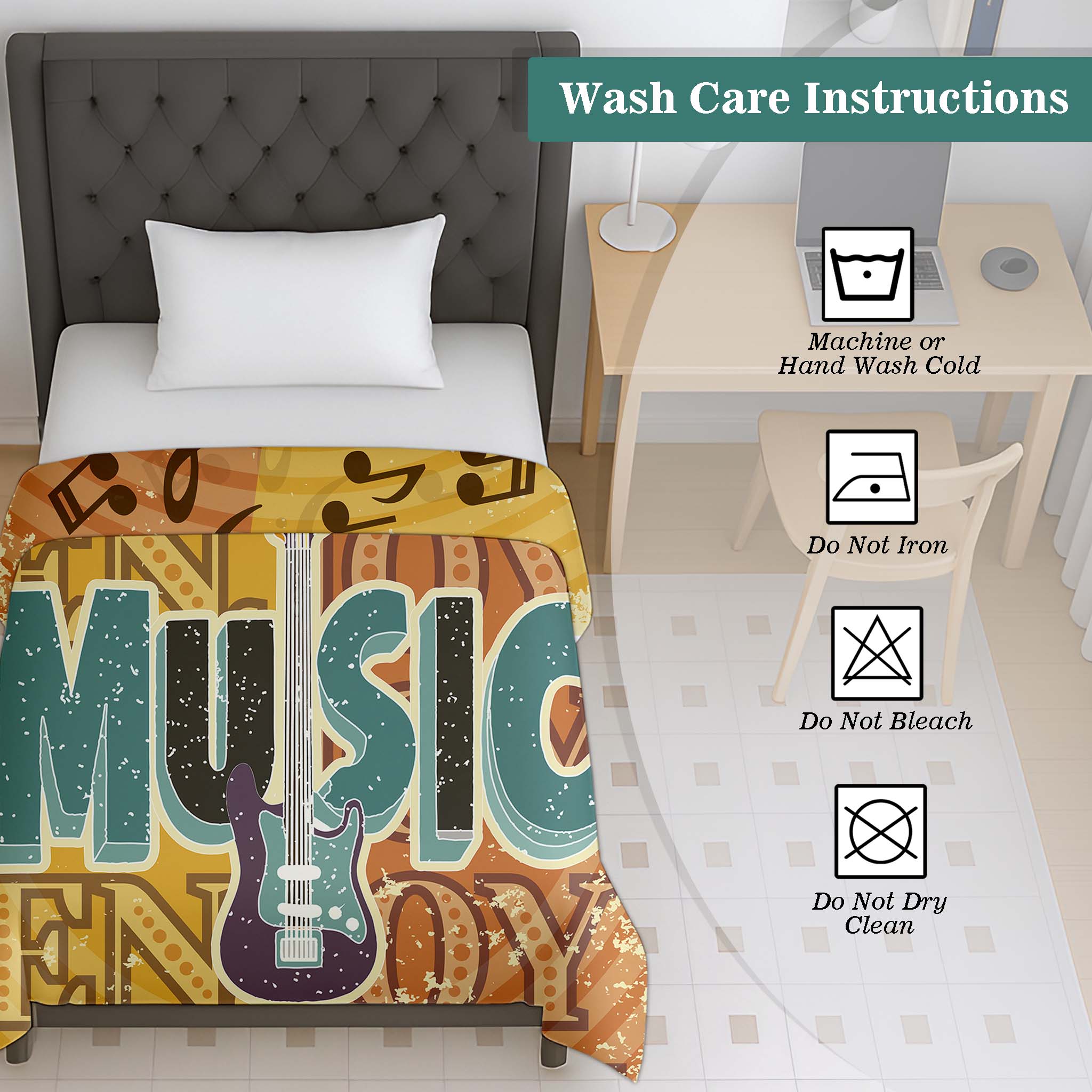100% Cotton Printed AC Dohar Twin Size 145 x 215 cm | Soft Lightweight Summer Blanket for AC Room | Breathable All Season Cotton Quilt