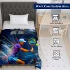 100% Cotton Printed AC Dohar Twin Size 145 x 215 cm | Soft Lightweight Summer Blanket for AC Room | Breathable All Season Cotton Quilt