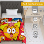 100% Cotton Printed AC Dohar Twin Size 145 x 215 cm | Soft Lightweight Summer Blanket for AC Room | Breathable All Season Cotton Quilt