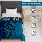 100% Cotton Printed AC Dohar Twin Size 145 x 215 cm | Soft Lightweight Summer Blanket for AC Room | Breathable All Season Cotton Quilt