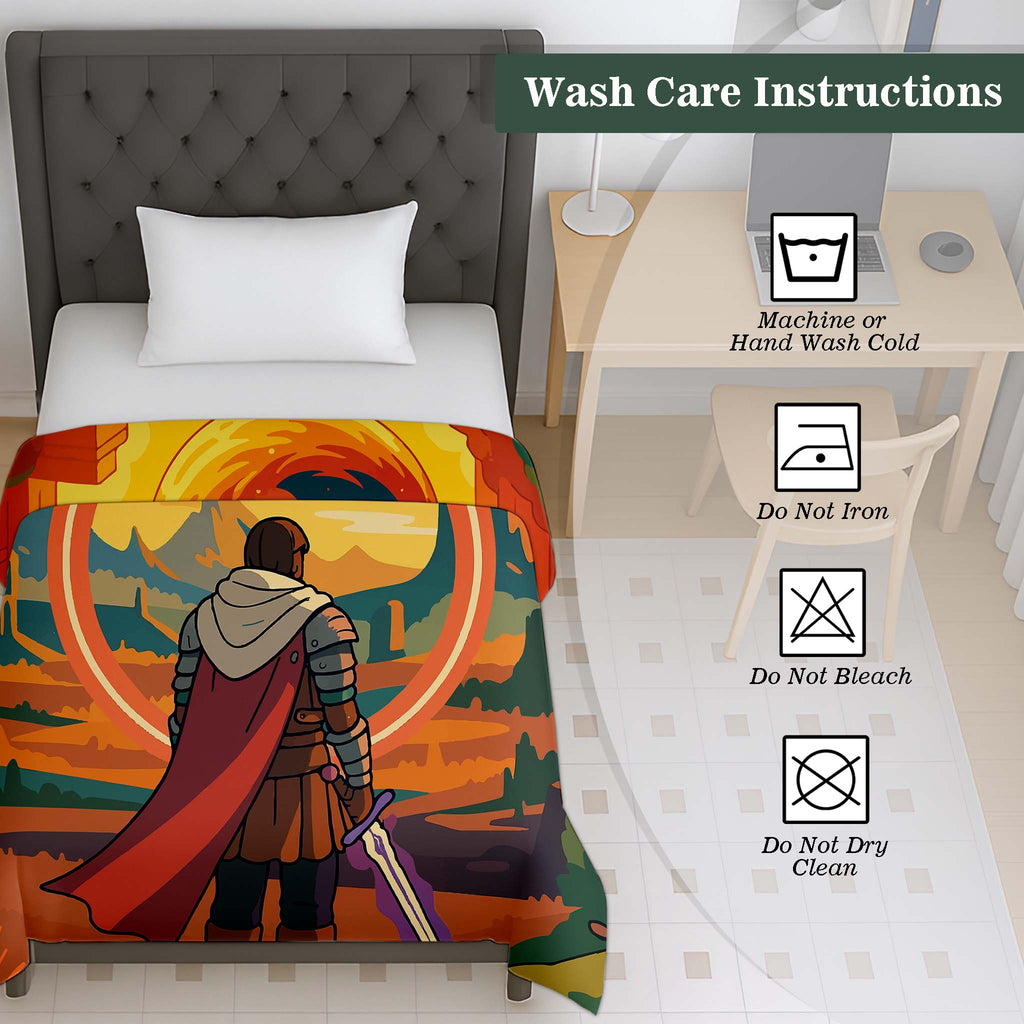 100% Cotton Printed AC Dohar Twin Size 145 x 215 cm | Soft Lightweight Summer Blanket for AC Room | Breathable All Season Cotton Quilt