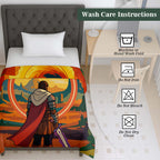 100% Cotton Printed AC Dohar Twin Size 145 x 215 cm | Soft Lightweight Summer Blanket for AC Room | Breathable All Season Cotton Quilt