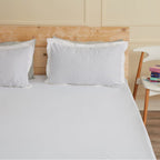 Terry White Mattress Protector | Soft, Waterproof &amp; Breathable Mattress Protection