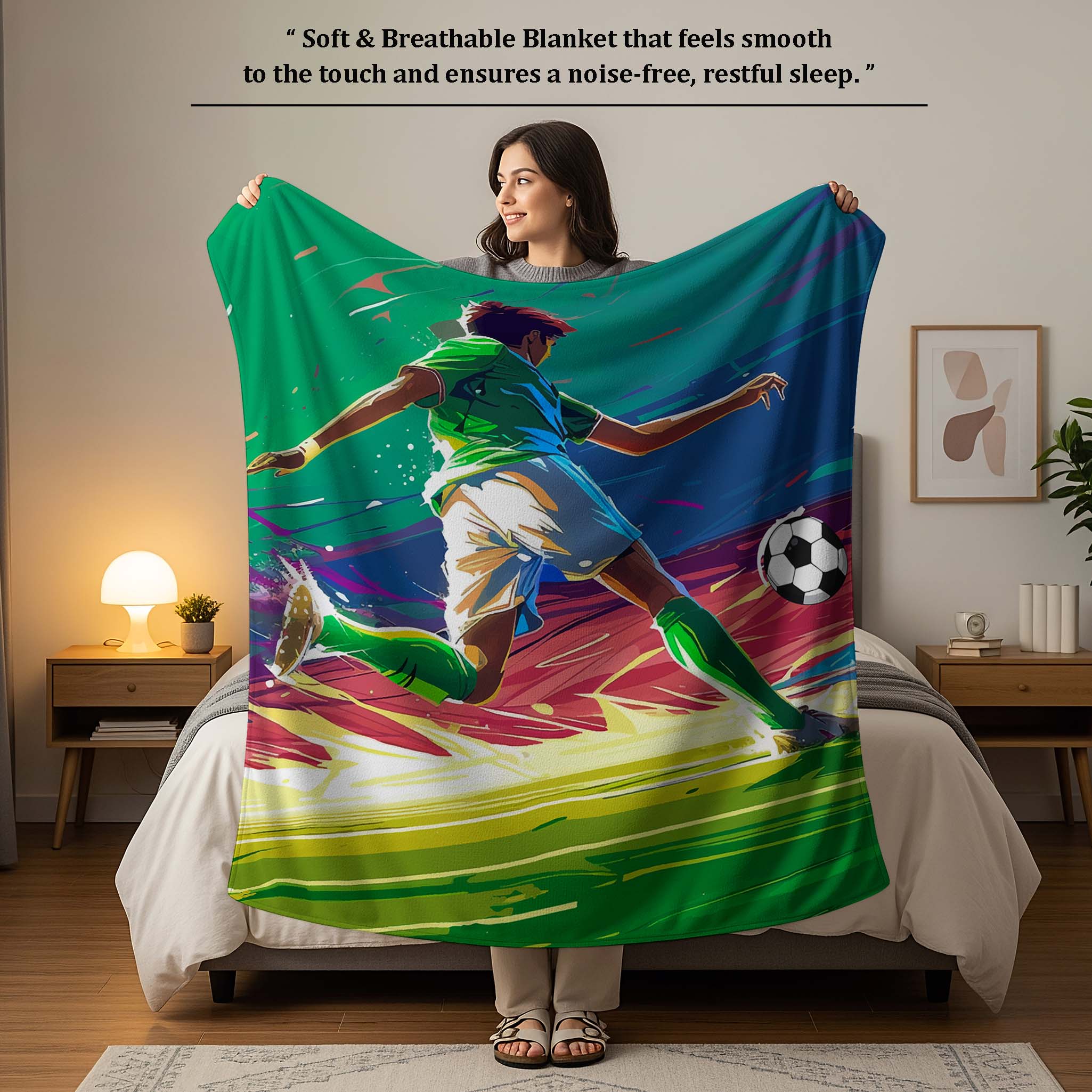 100% Cotton Printed AC Dohar Twin Size 145 x 215 cm | Soft Lightweight Summer Blanket for AC Room | Breathable All Season Cotton Quilt