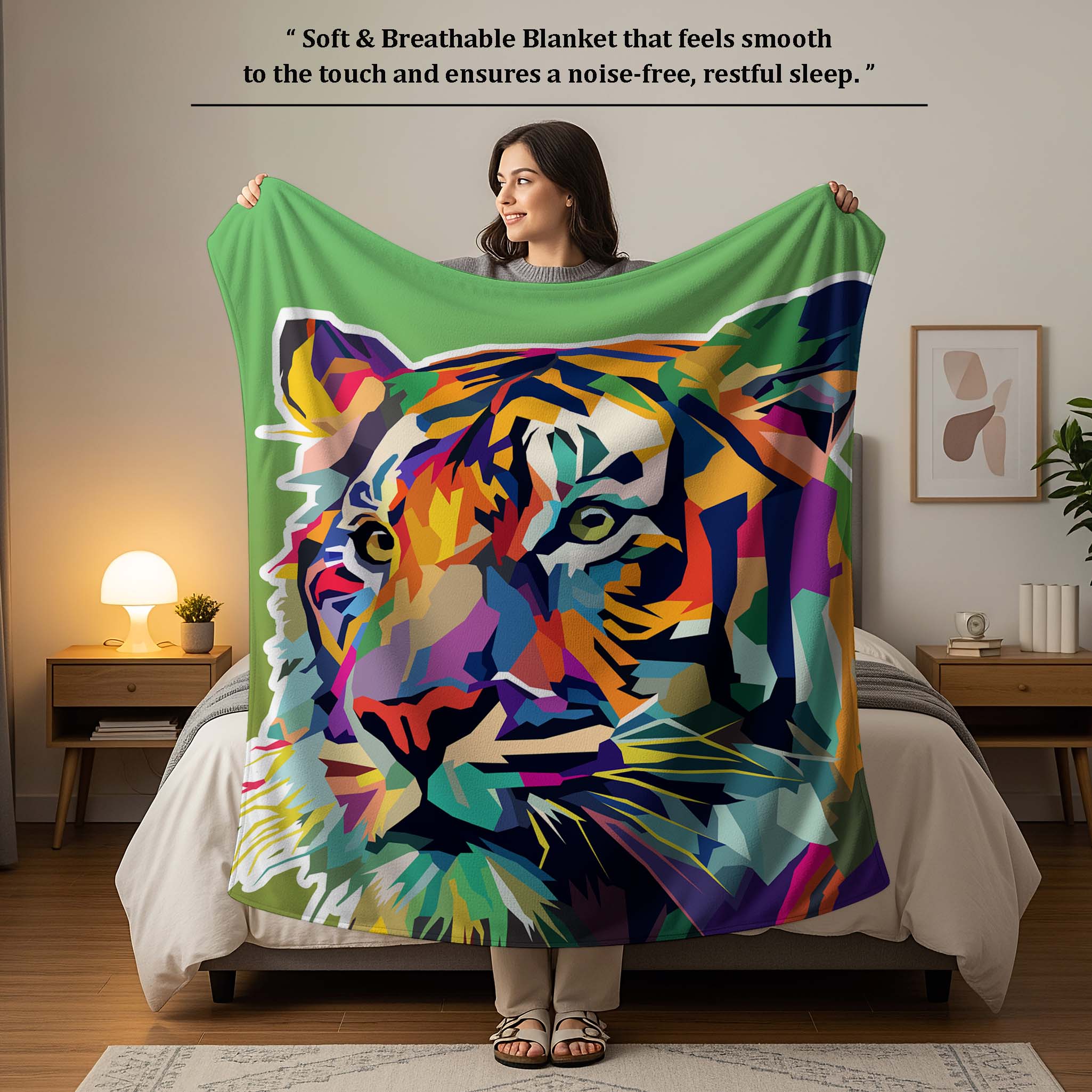 100% Cotton Printed AC Dohar Twin Size 145 x 215 cm | Soft Lightweight Summer Blanket for AC Room | Breathable All Season Cotton Quilt