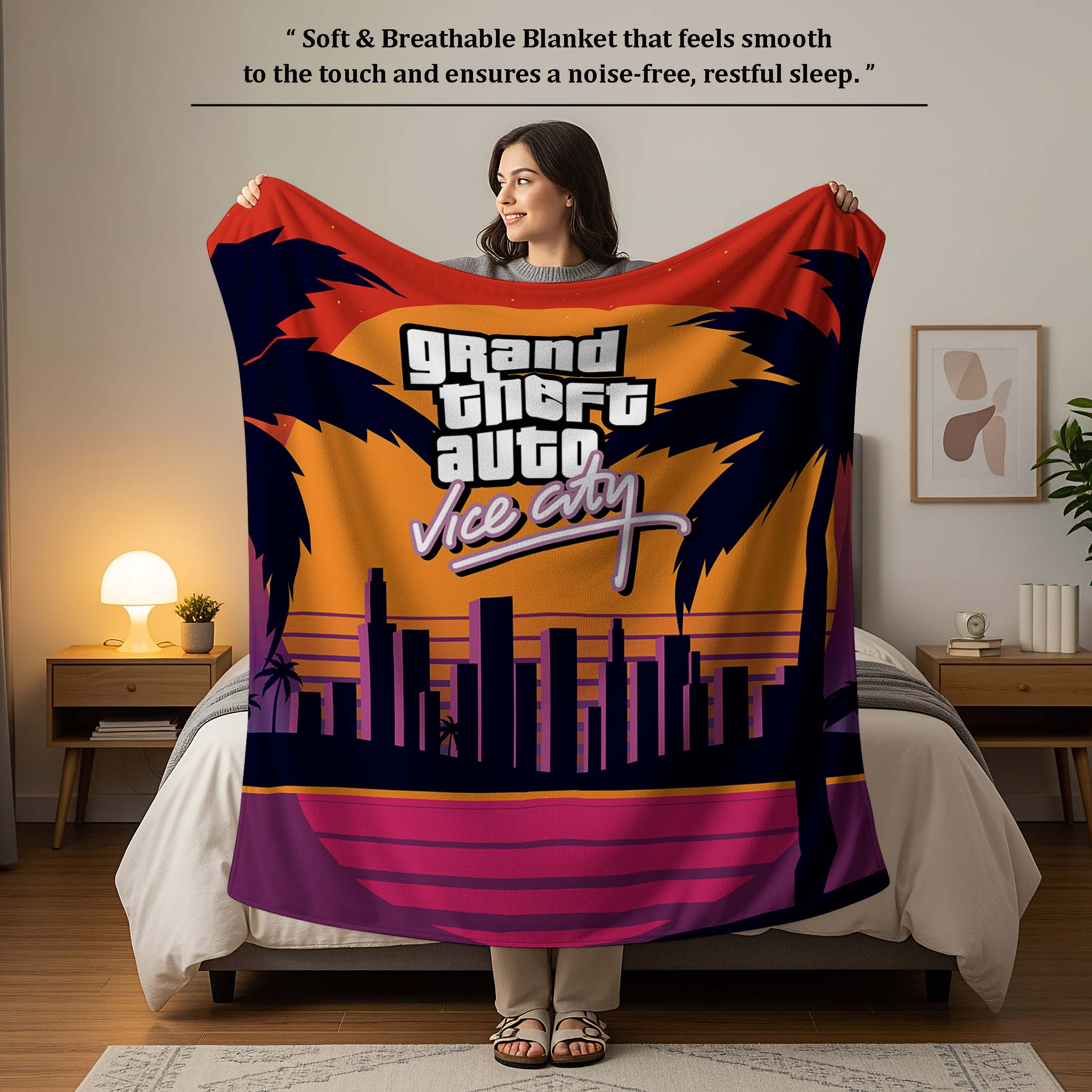 100% Cotton Printed AC Dohar Twin Size 145 x 215 cm | Soft Lightweight Summer Blanket for AC Room | Breathable All Season Cotton Quilt