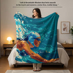 100% Cotton Printed AC Dohar Twin Size 145 x 215 cm | Soft Lightweight Summer Blanket for AC Room | Breathable All Season Cotton Quilt