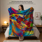 100% Cotton Printed AC Dohar Twin Size 145 x 215 cm | Soft Lightweight Summer Blanket for AC Room | Breathable All Season Cotton Quilt