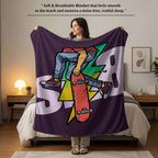 100% Cotton Printed AC Dohar Twin Size 145 x 215 cm | Soft Lightweight Summer Blanket for AC Room | Breathable All Season Cotton Quilt
