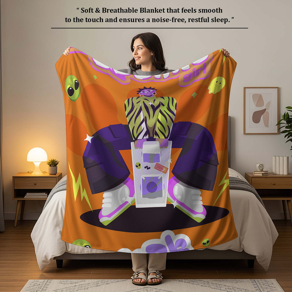 100% Cotton Printed AC Dohar Twin Size 145 x 215 cm | Soft Lightweight Summer Blanket for AC Room | Breathable All Season Cotton Quilt