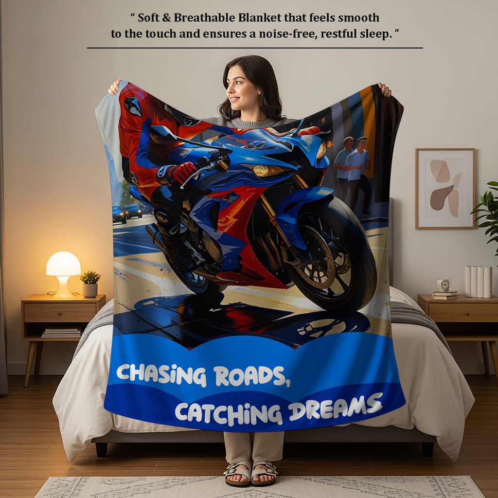 100% Cotton Printed AC Dohar Twin Size 145 x 215 cm | Soft Lightweight Summer Blanket for AC Room | Breathable All Season Cotton Quilt