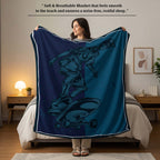 100% Cotton Printed AC Dohar Twin Size 145 x 215 cm | Soft Lightweight Summer Blanket for AC Room | Breathable All Season Cotton Quilt