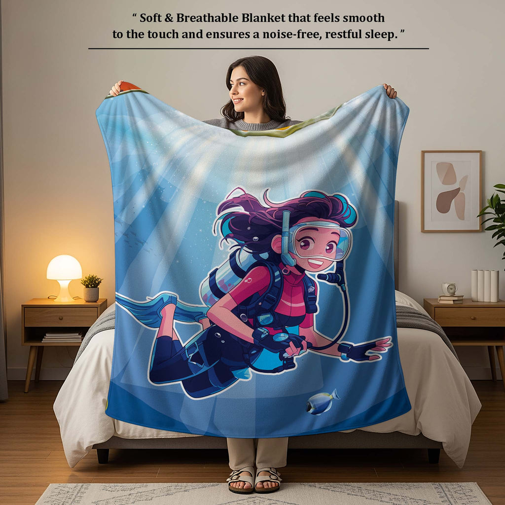 100% Cotton Printed AC Dohar Twin Size 145 x 215 cm | Soft Lightweight Summer Blanket for AC Room | Breathable All Season Cotton Quilt