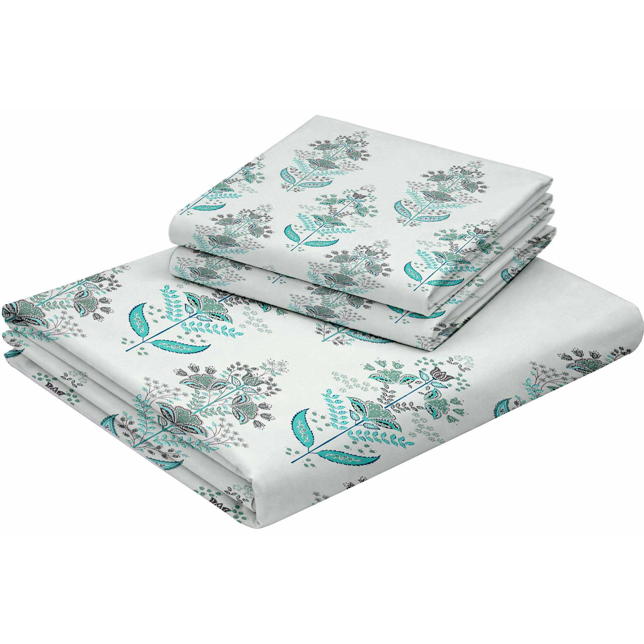 Raymond 100% Cotton Feel Bedsheets 200 TC for Double Bed King Size (108 x108 Inch) with 2 Large Size Pillow Covers | Soft and Breathable | Wrinkle-Free | Premium Printed Design Luxe Maroon and White