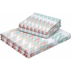 Raymond 100% Cotton Feel Bedsheets 200 TC for Double Bed King Size (108 x108 Inch) with 2 Large Size Pillow Covers | Soft and Breathable | Wrinkle-Free | Premium Printed Design Rose Leaf and White