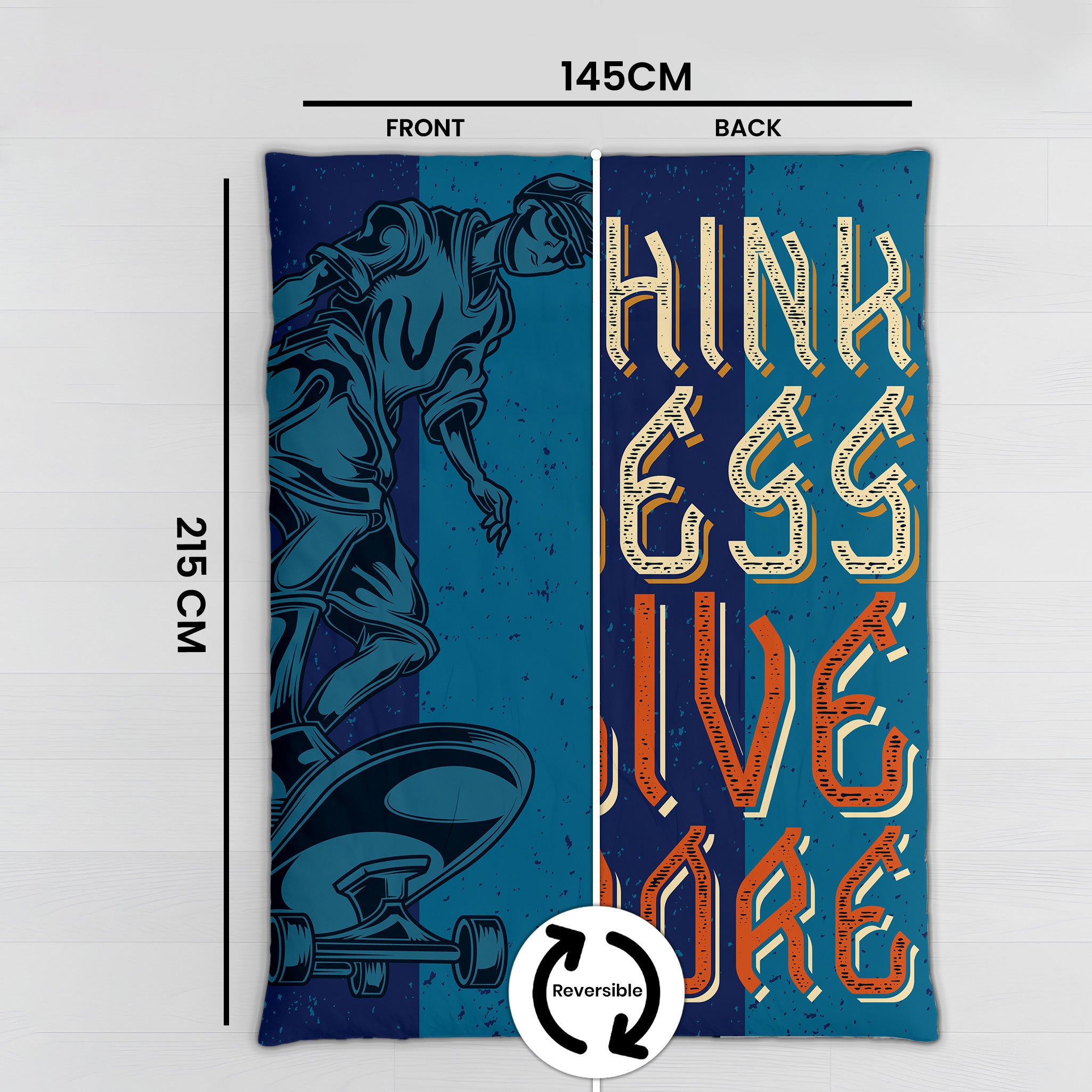 100% Cotton Printed AC Dohar Twin Size 145 x 215 cm | Soft Lightweight Summer Blanket for AC Room | Breathable All Season Cotton Quilt