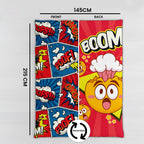 100% Cotton Printed AC Dohar Twin Size 145 x 215 cm | Soft Lightweight Summer Blanket for AC Room | Breathable All Season Cotton Quilt