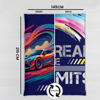 100% Cotton Printed AC Dohar Twin Size 145 x 215 cm | Soft Lightweight Summer Blanket for AC Room | Breathable All Season Cotton Quilt