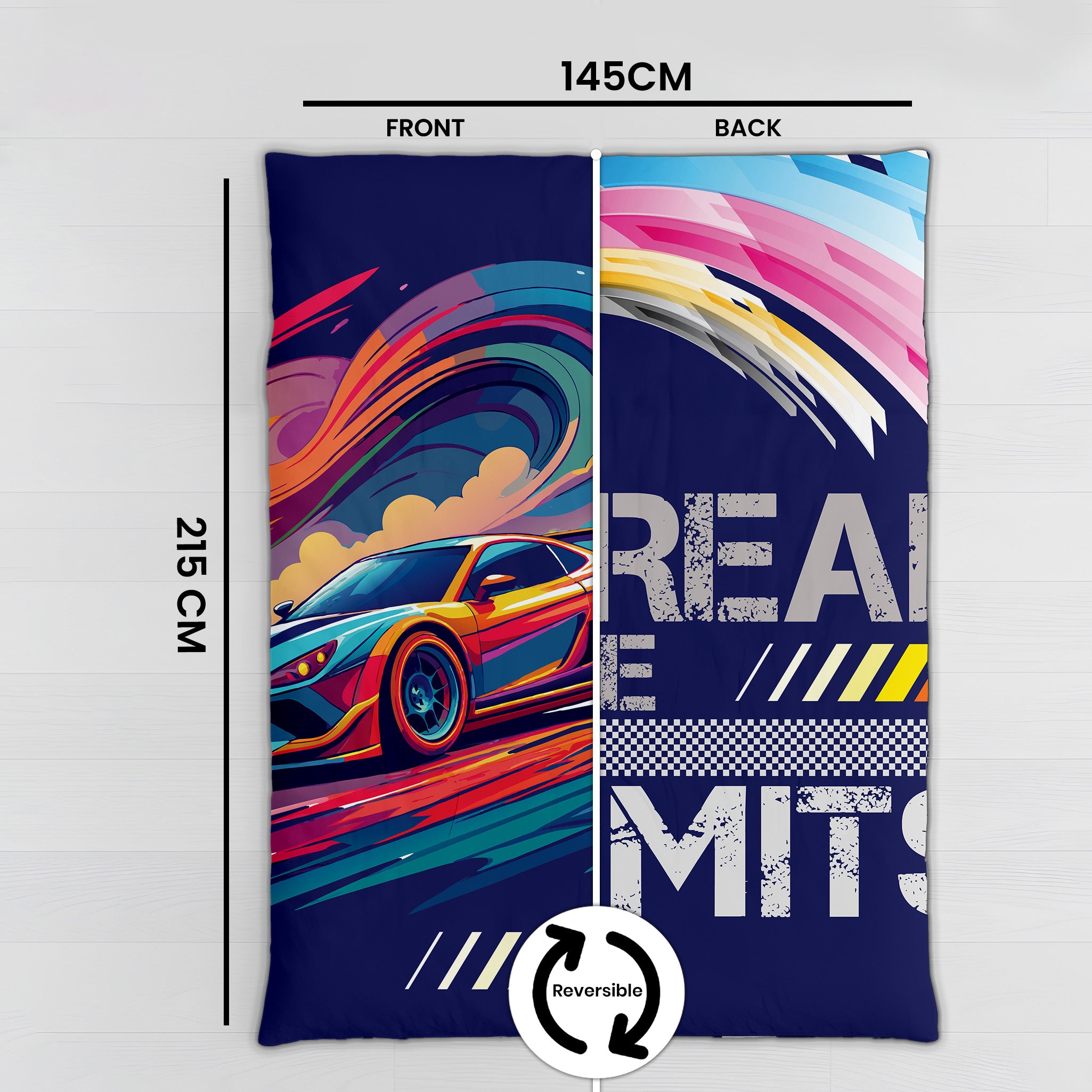 100% Cotton Printed AC Dohar Twin Size 145 x 215 cm | Soft Lightweight Summer Blanket for AC Room | Breathable All Season Cotton Quilt