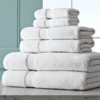 White Bath Towel | Premium Cotton & Cotton Blend | 500, 600 &amp; 730 GSM