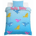 Kids Cartoon Print Reversible Dohar Soft Cotton Baby Blanket, 2-in-1 Double Sided Design, Lightweight Summer / AC Cotton Blanket for Babies, Toddlers & Kids | Breathable Blanket | 52"x73" Inches