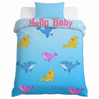 Kids Cartoon Print Reversible Dohar Soft Cotton Baby Blanket, 2-in-1 Double Sided Design, Lightweight Summer / AC Cotton Blanket for Babies, Toddlers & Kids | Breathable Blanket | 52"x73" Inches