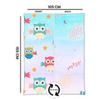 Kids Cartoon Print Reversible Dohar Soft Cotton Baby Blanket, 2-in-1 Double Sided Design, Lightweight Summer / AC Cotton Blanket for Babies, Toddlers & Kids | Breathable Blanket | 39"x59" Inches