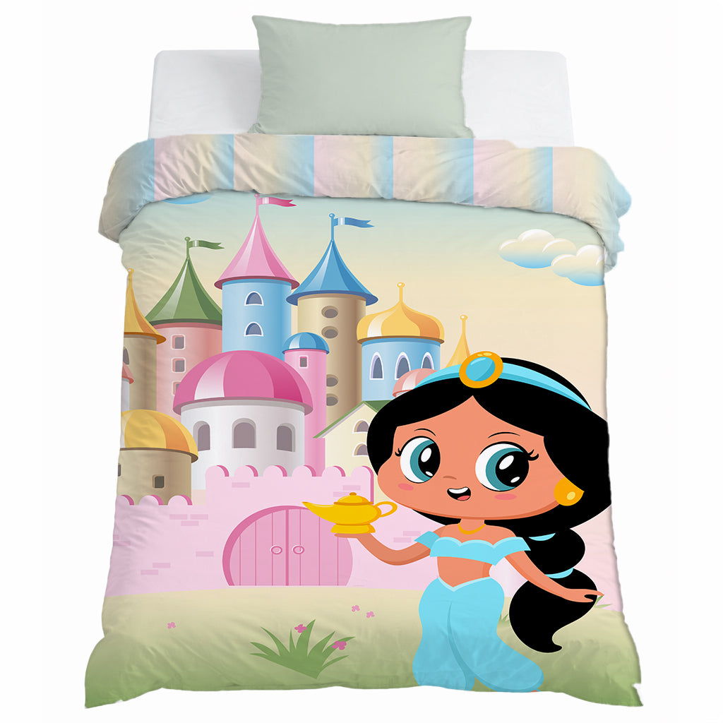 Kids Cartoon Print Reversible Dohar Soft Cotton Baby Blanket, 2-in-1 Double Sided Design, Lightweight Summer / AC Cotton Blanket for Babies, Toddlers & Kids | Breathable Blanket | 52"x73" Inches
