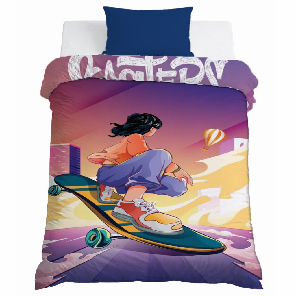 100% Cotton Printed AC Dohar Twin Size 145 x 215 cm | Soft Lightweight Summer Blanket for AC Room | Breathable All Season Cotton Quilt